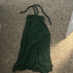 American Eagle Green Halter Dress